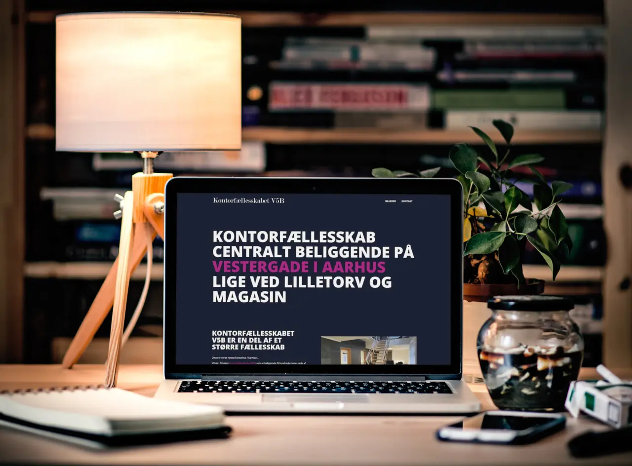 Hjemmeside til kontorfællesskab